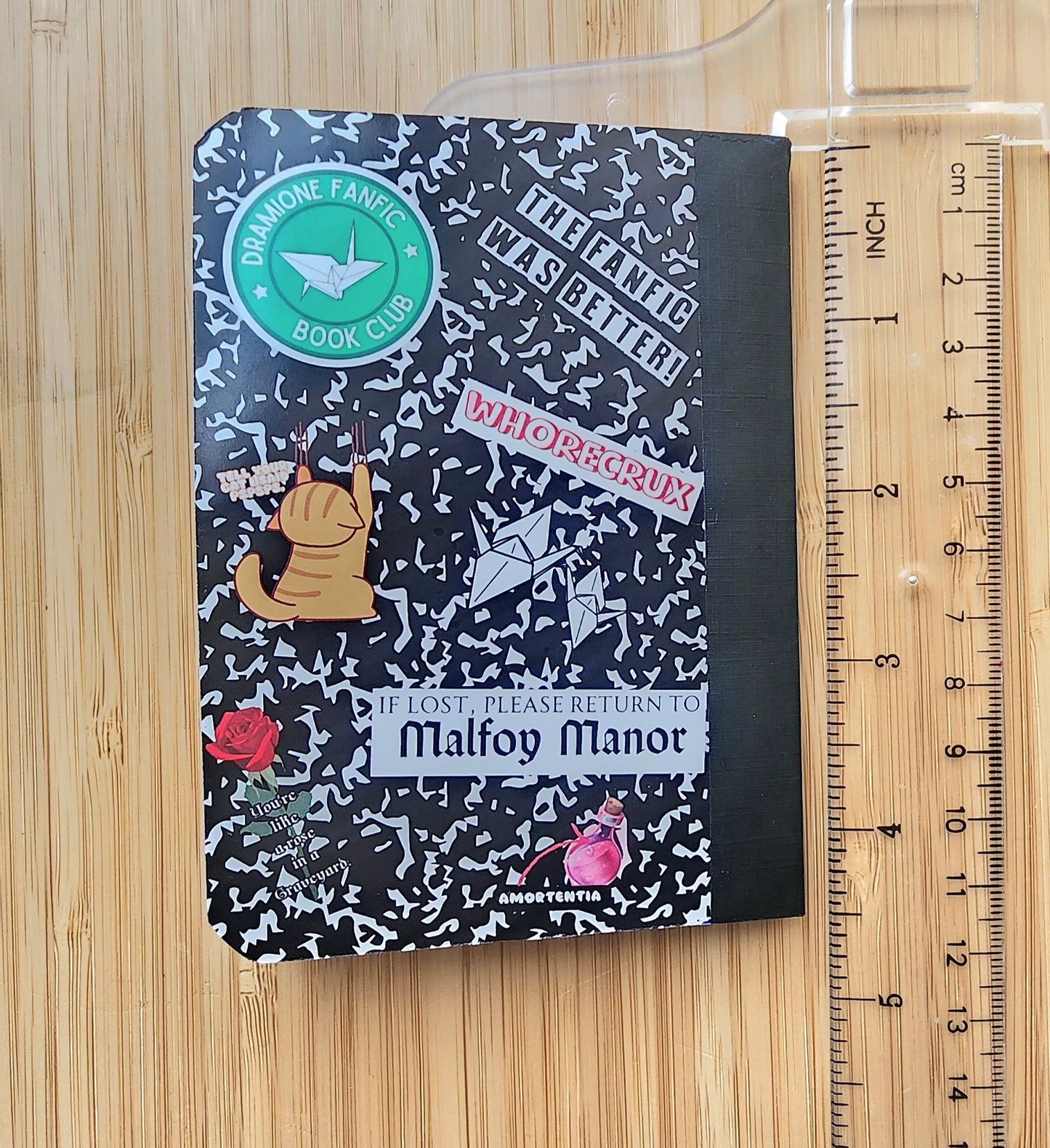 Dramione Book Club Inspired Composition Notebook