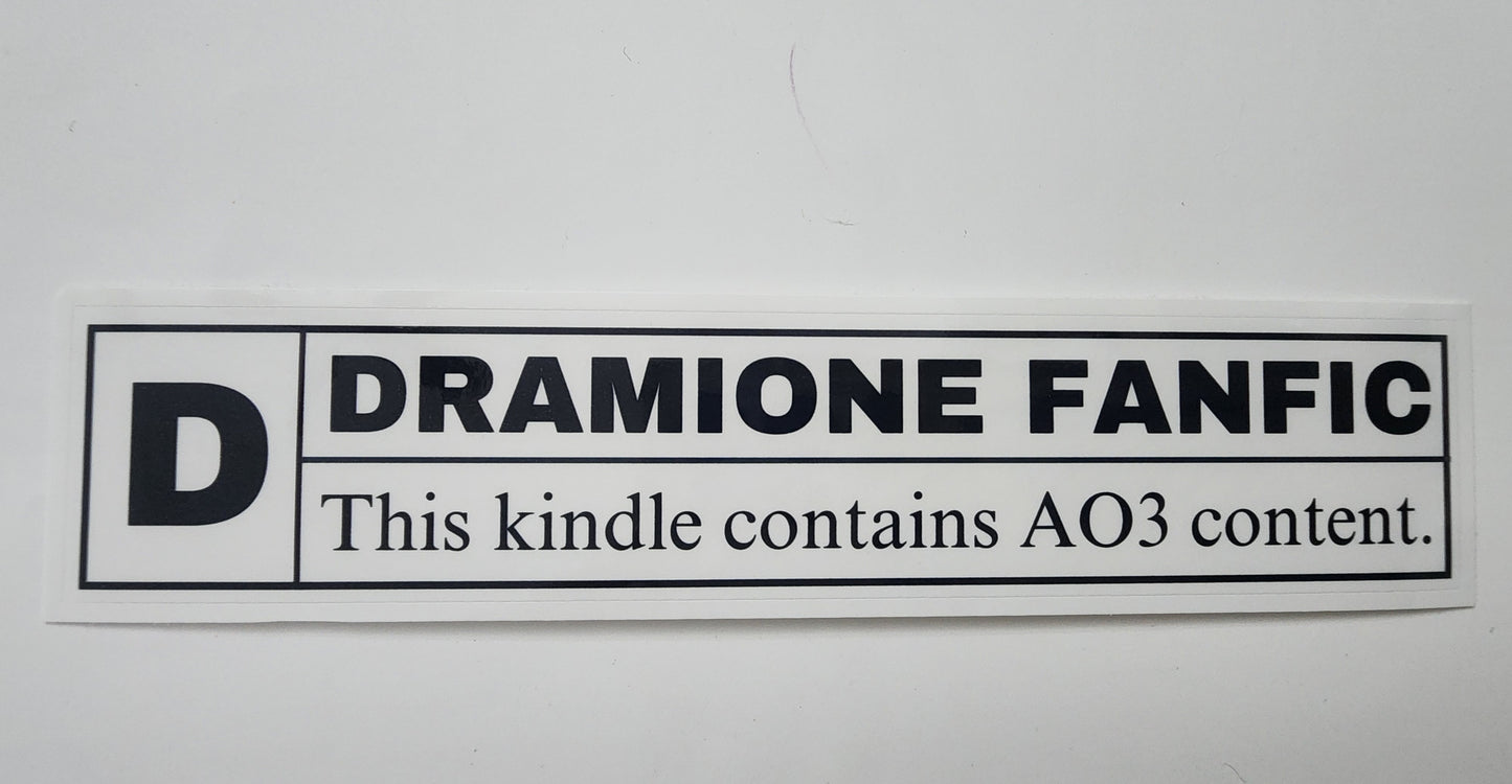 Rated D Sticker