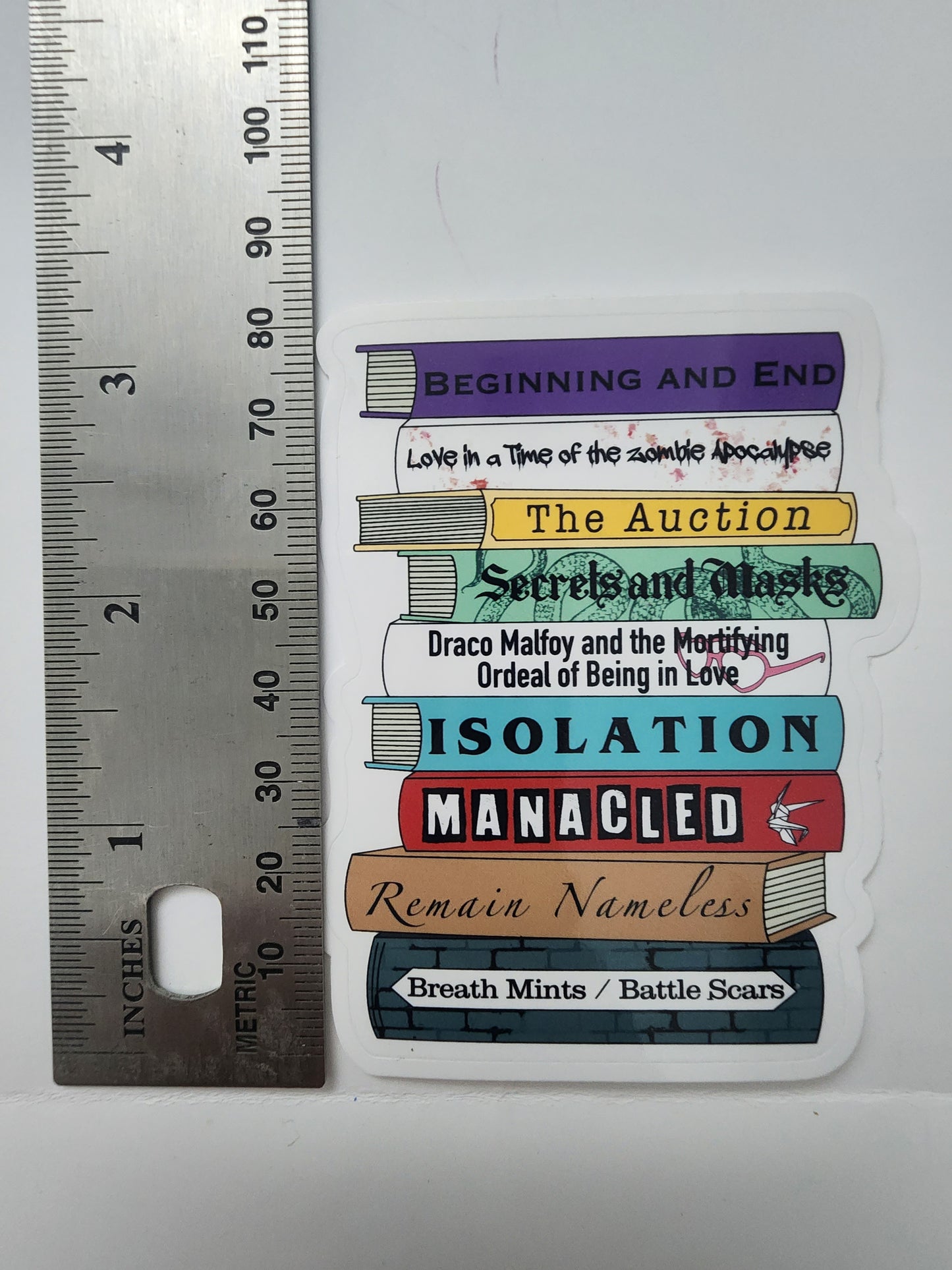 Dramione Book Stack Sticker
