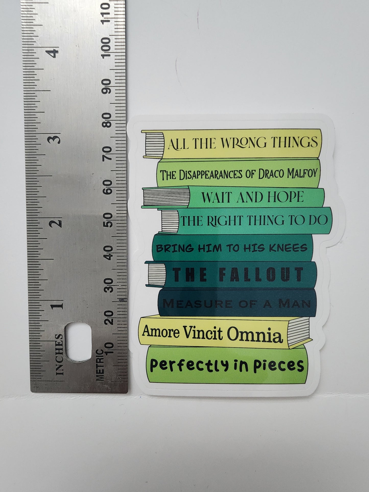 Dramione Book Stack V2 Sticker