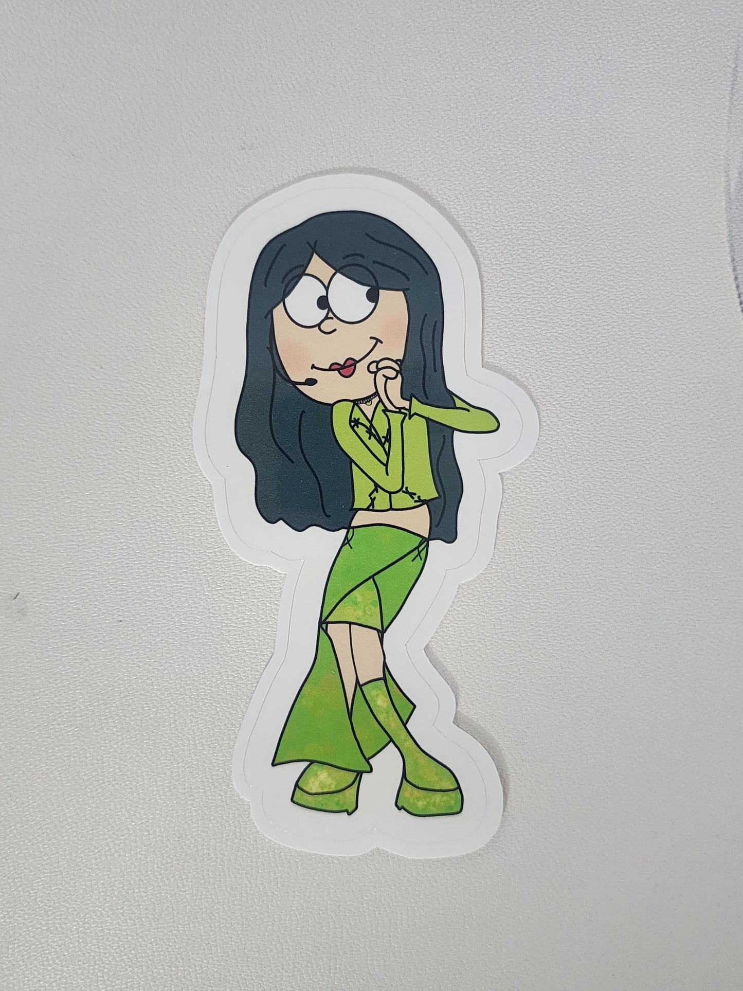 Singing Lizzie Sticker