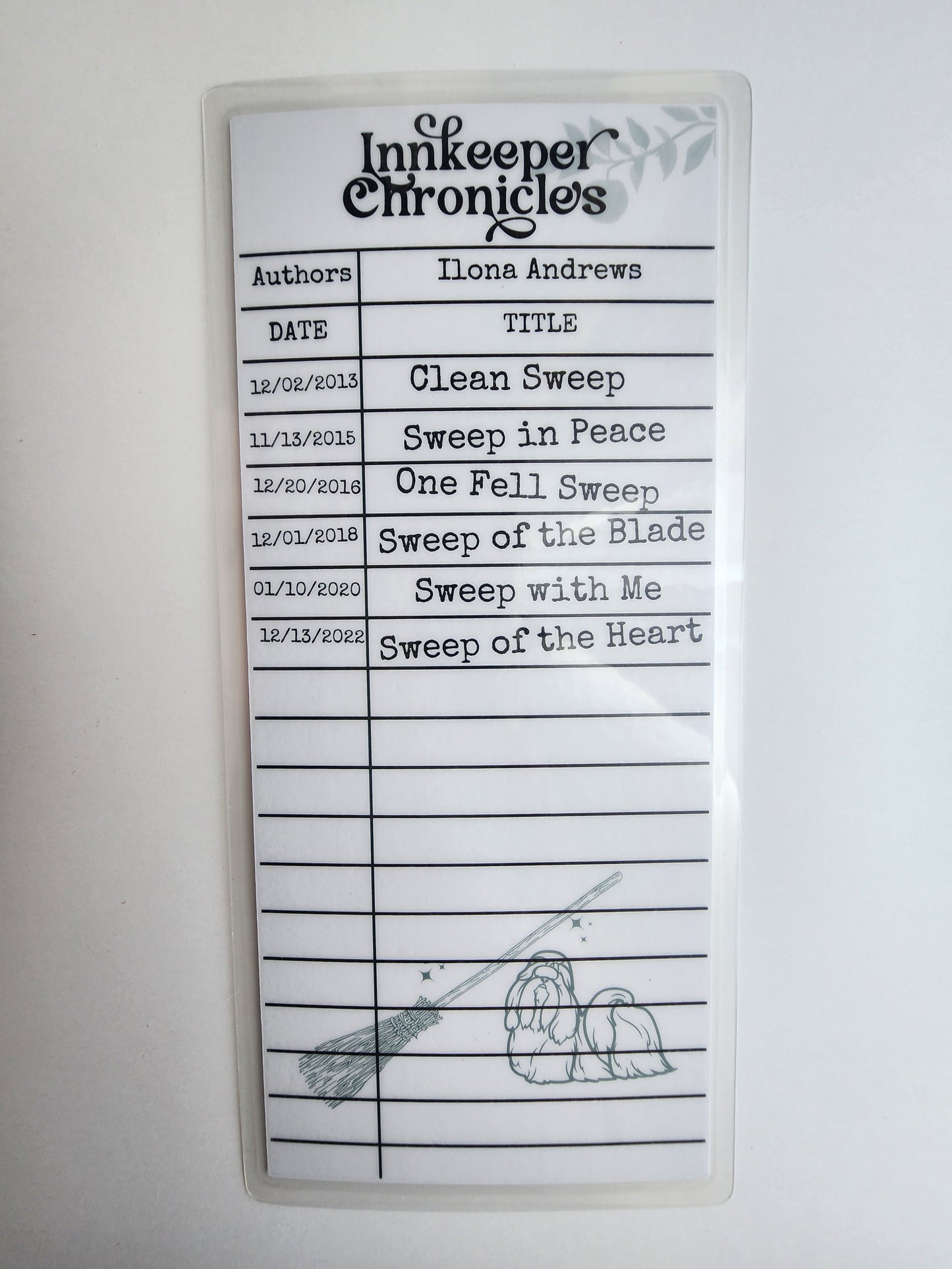 Innkeeper Chronicles Library Card Inspired Bookmark