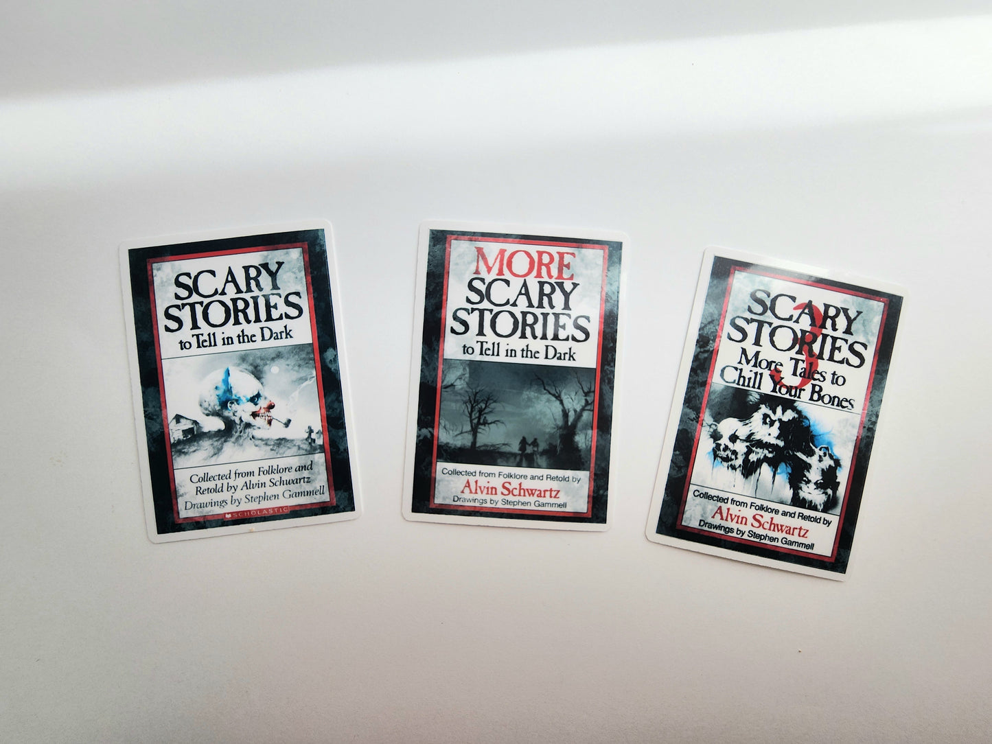 Mini Distressed Scary Book Sticker