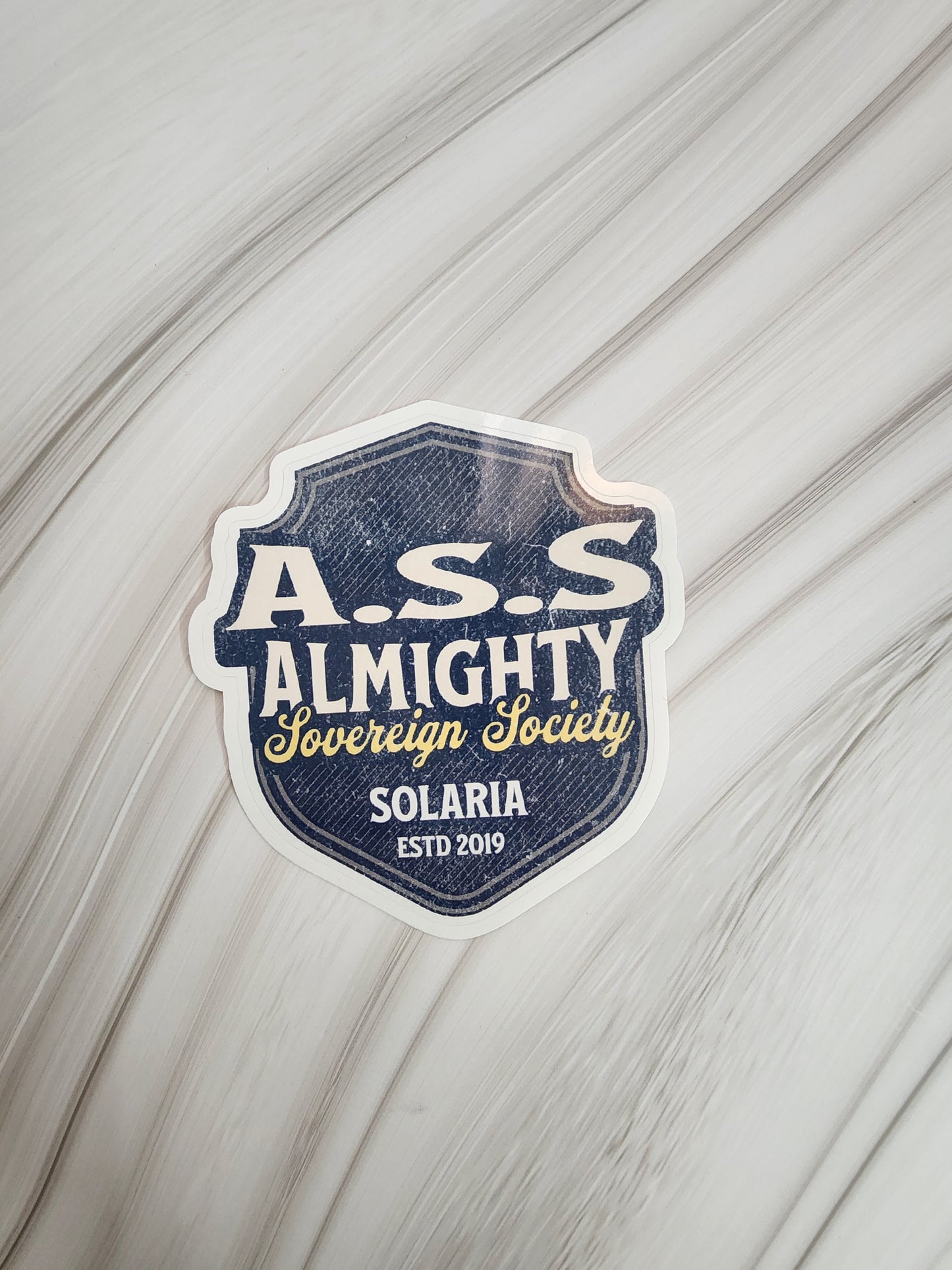 Almighty Sovereign Society Sticker