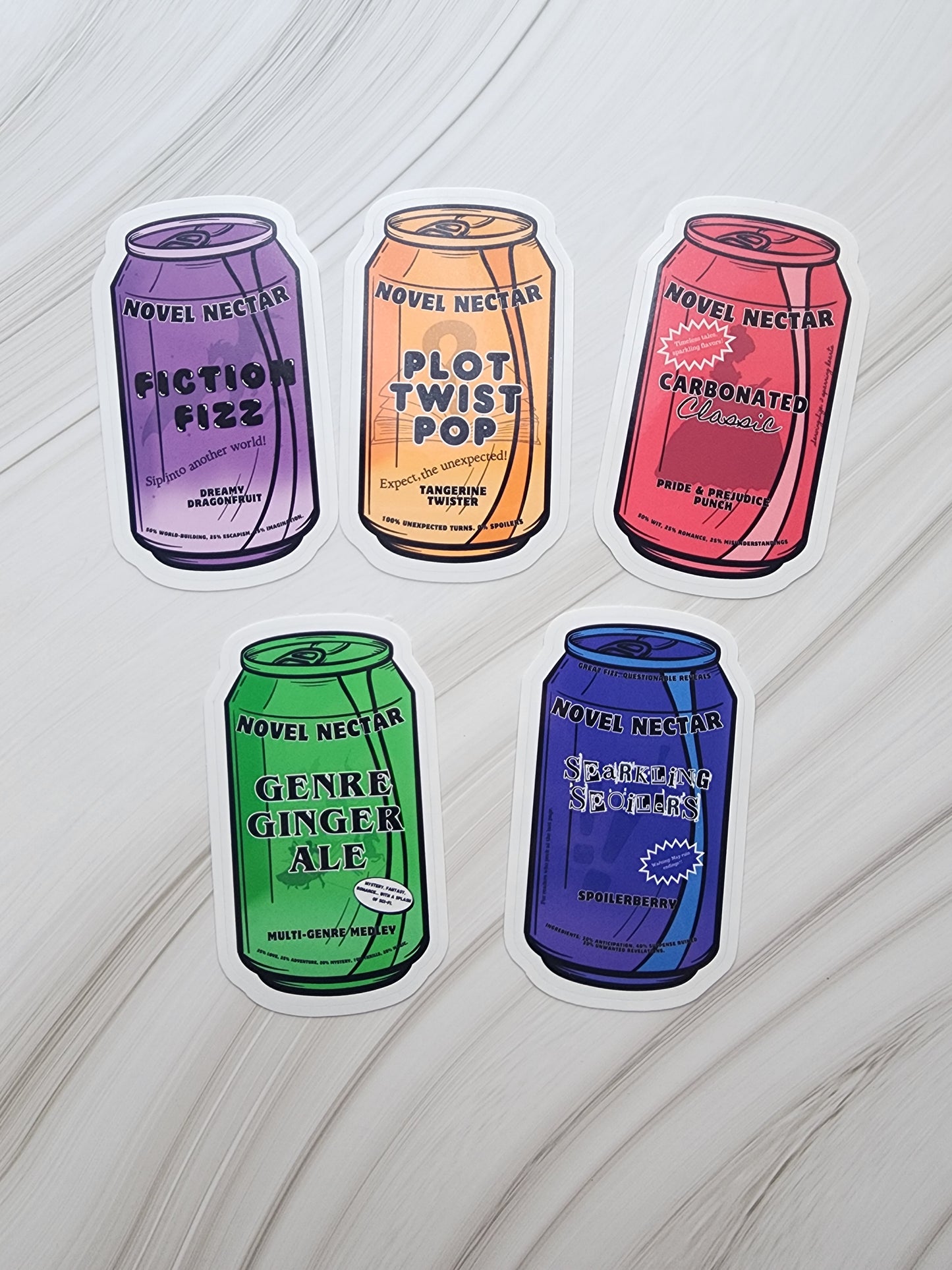 Pick your own...Novel Nectar Can Sticker