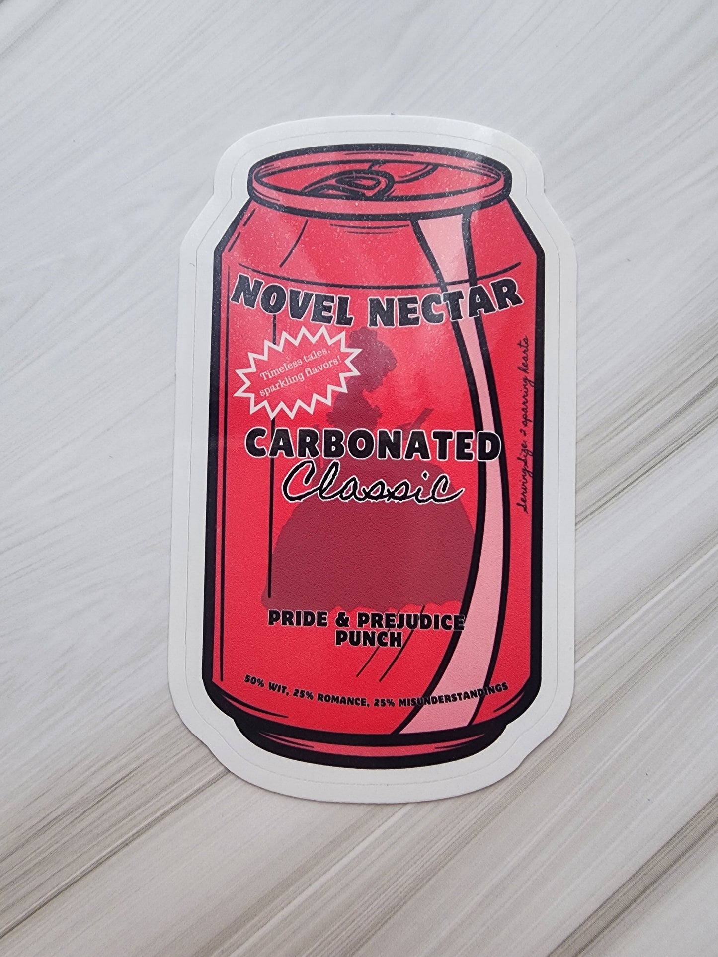 Pick your own...Novel Nectar Can Sticker