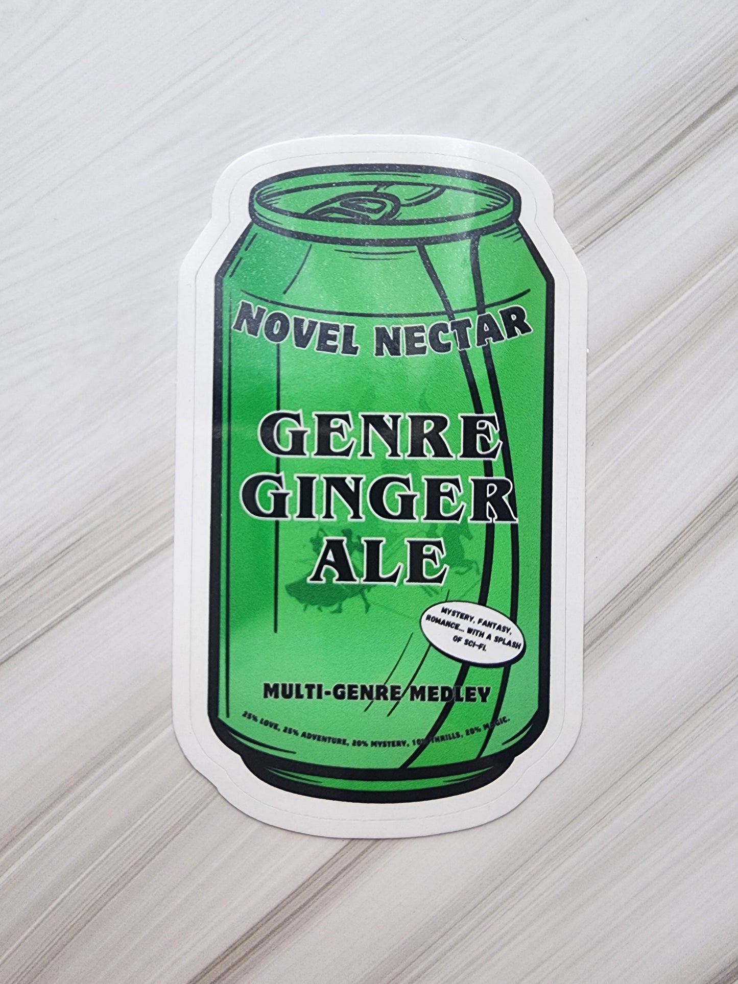Pick your own...Novel Nectar Can Sticker