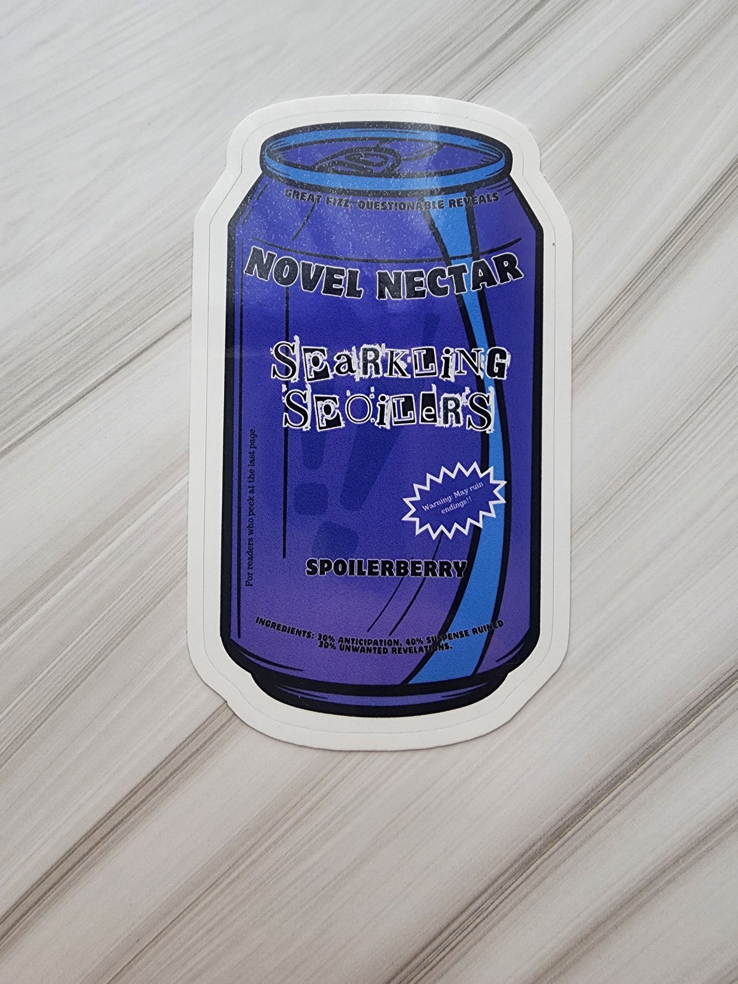 Pick your own...Novel Nectar Can Sticker