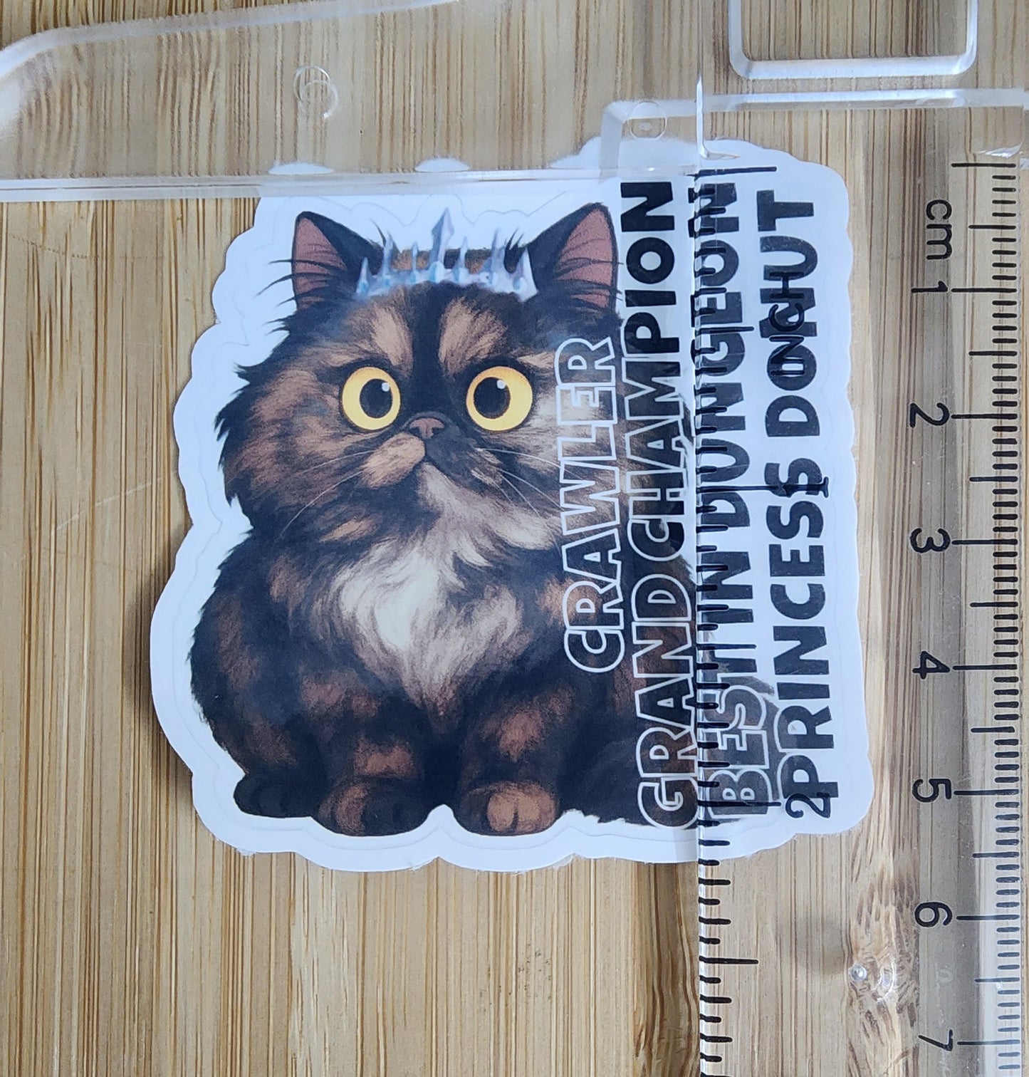 Grand Champion Cat Sticker