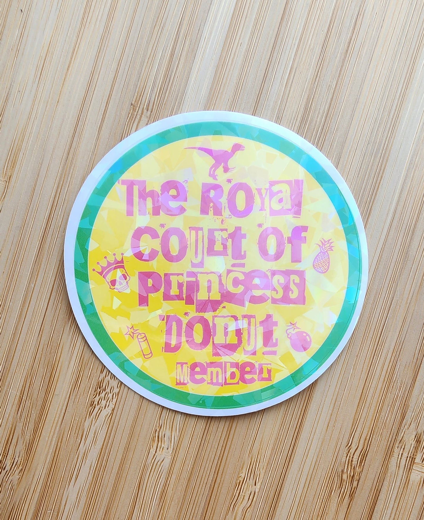 The Royal Court Member Sticker