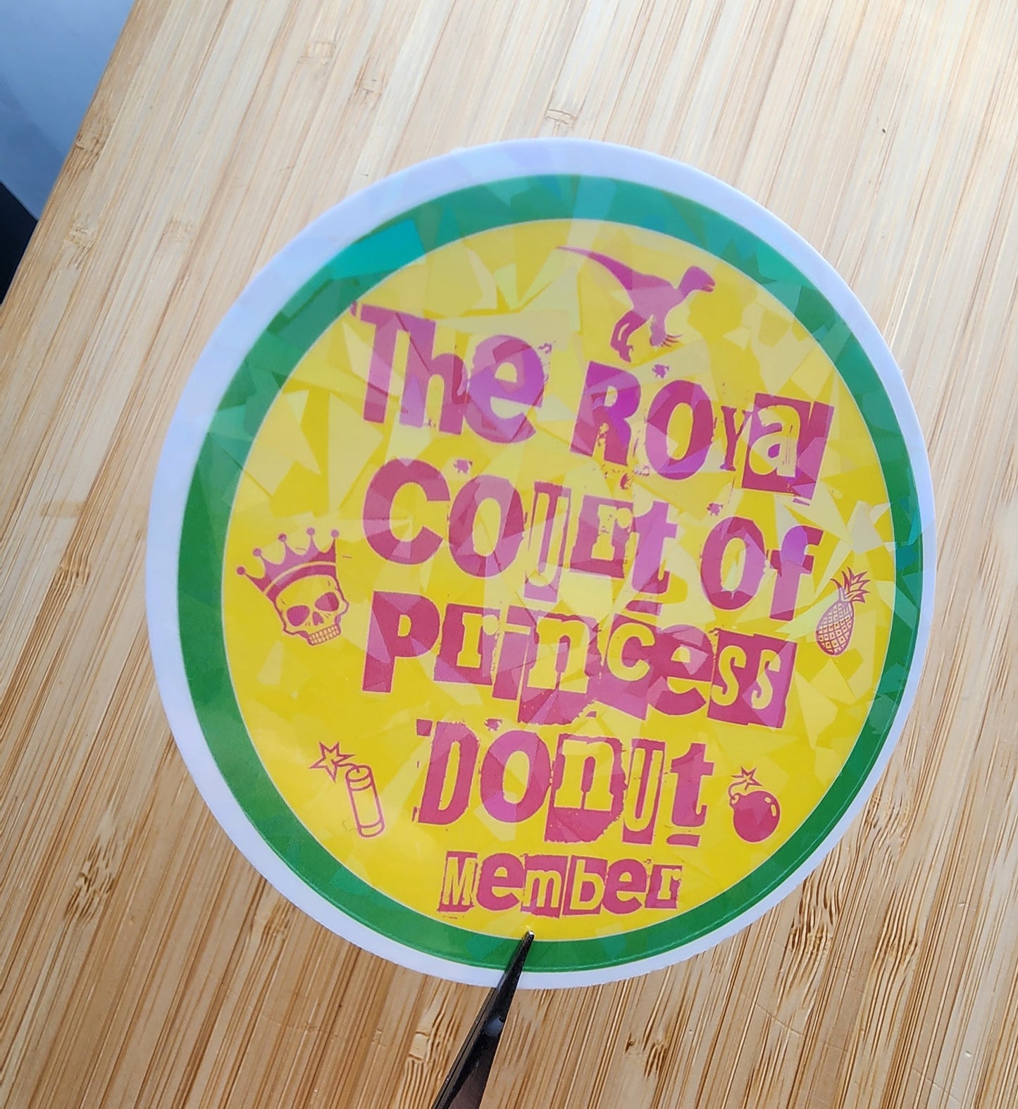The Royal Court Member Sticker