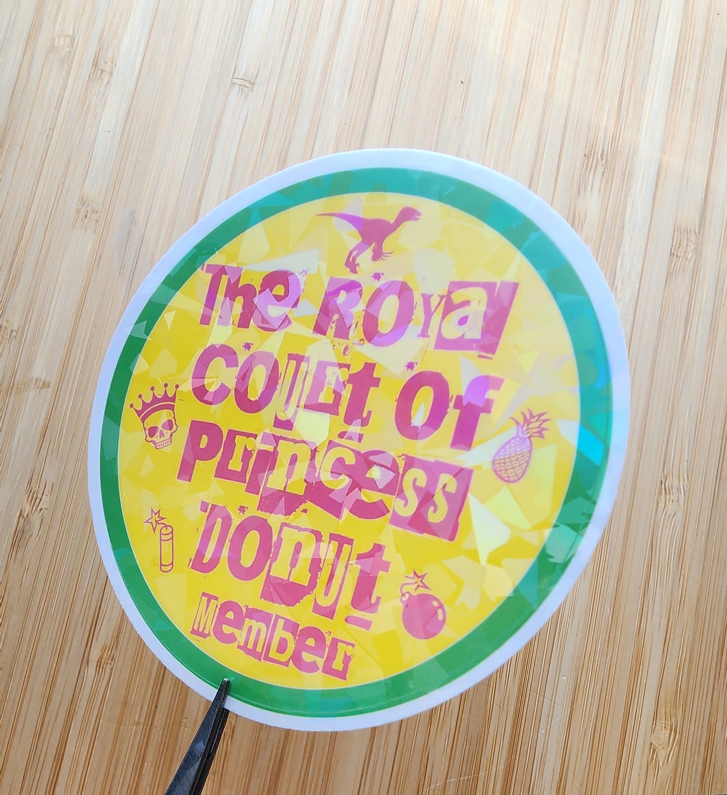 The Royal Court Member Sticker