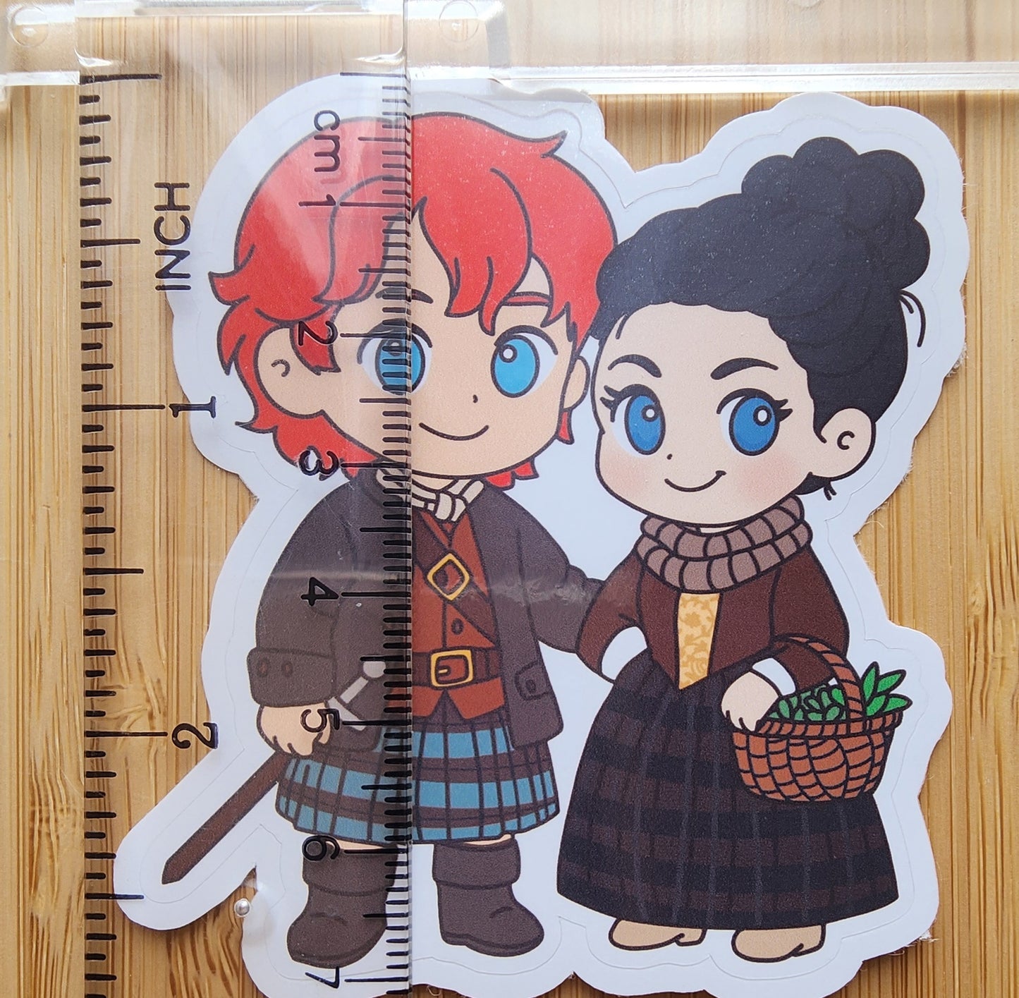 Chibi Frasers Sticker