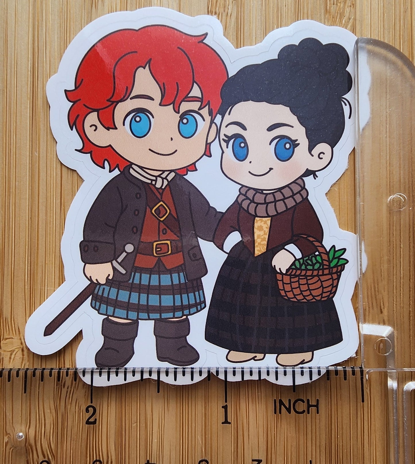 Chibi Frasers Sticker