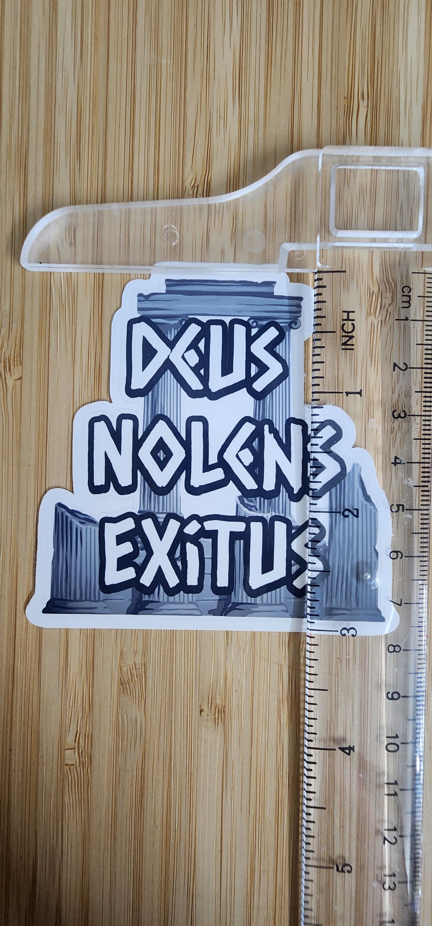 Deus Nolens Exitus Sticker