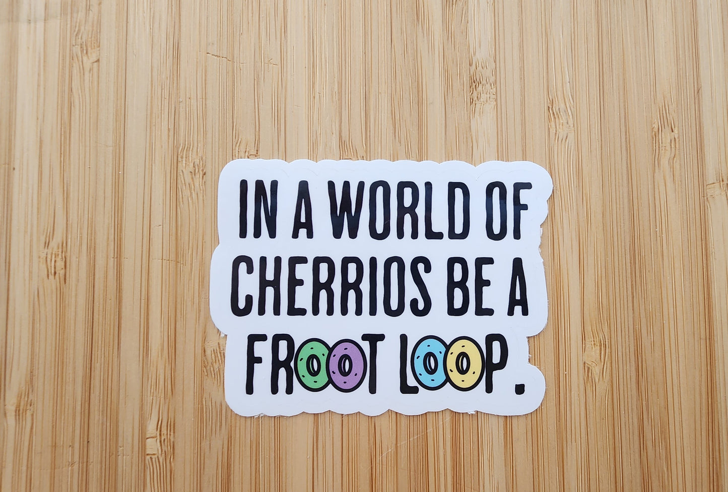 Froot loop Sticker