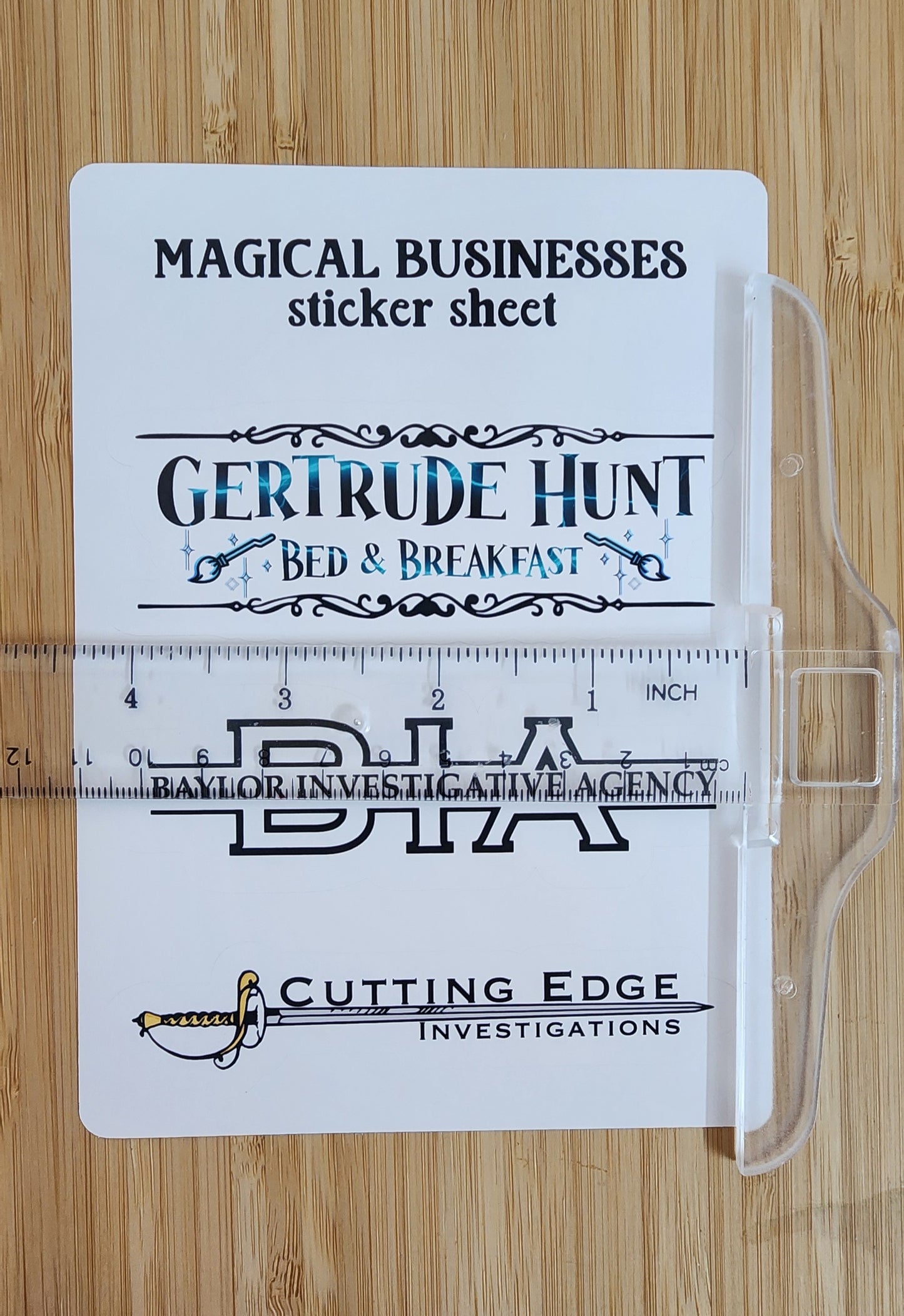 Magical Businesses Sticker Sheet