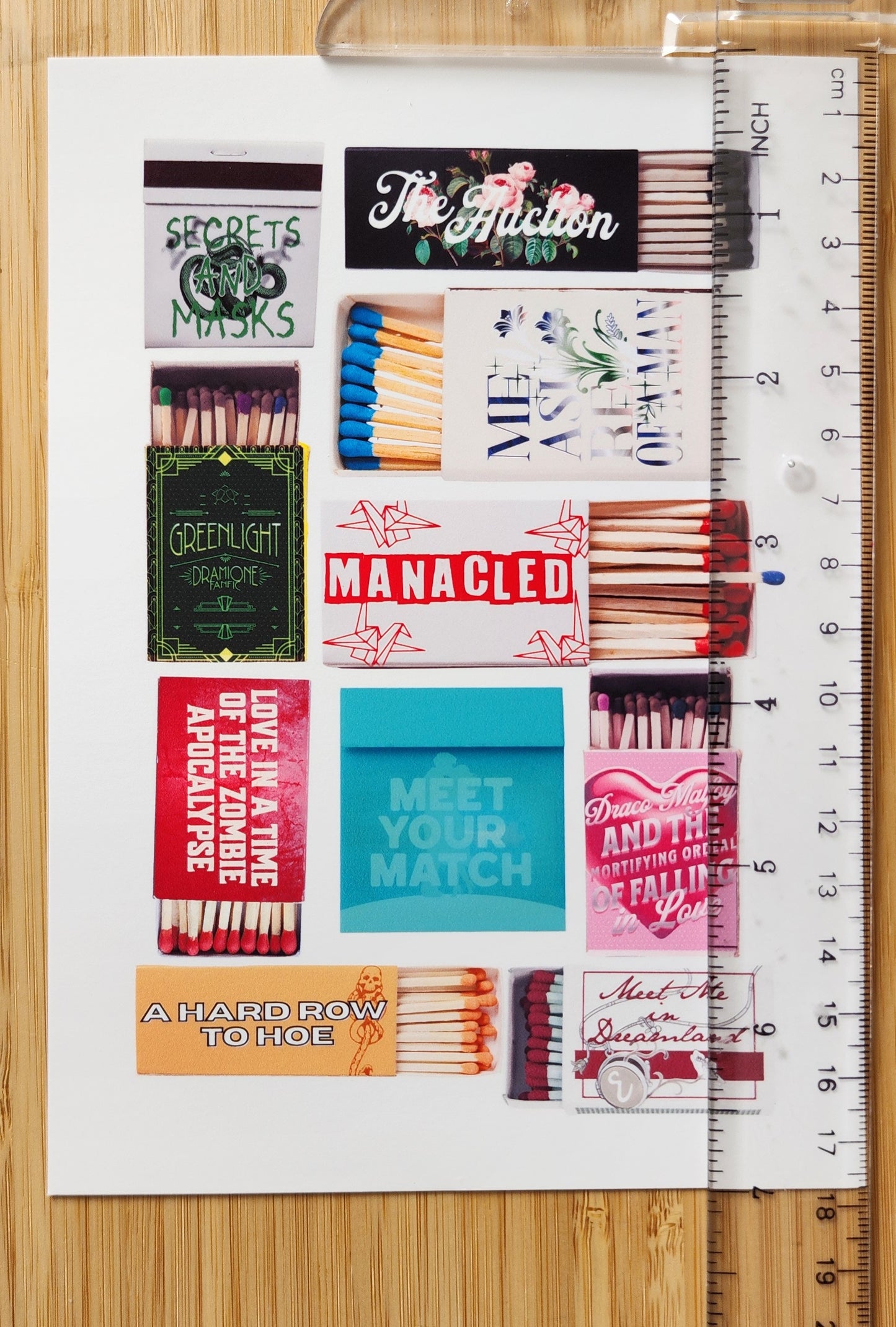 5x7 Dramione Matches Art Print