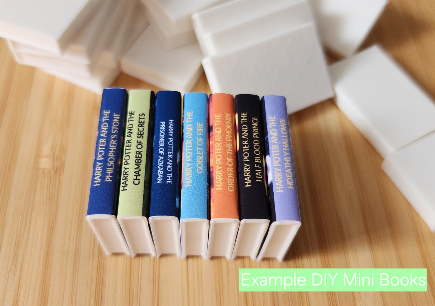 Blank Mini Books for DIY Crafts | Reading Tracker | TBR Jar Books | 3D Printed PLA