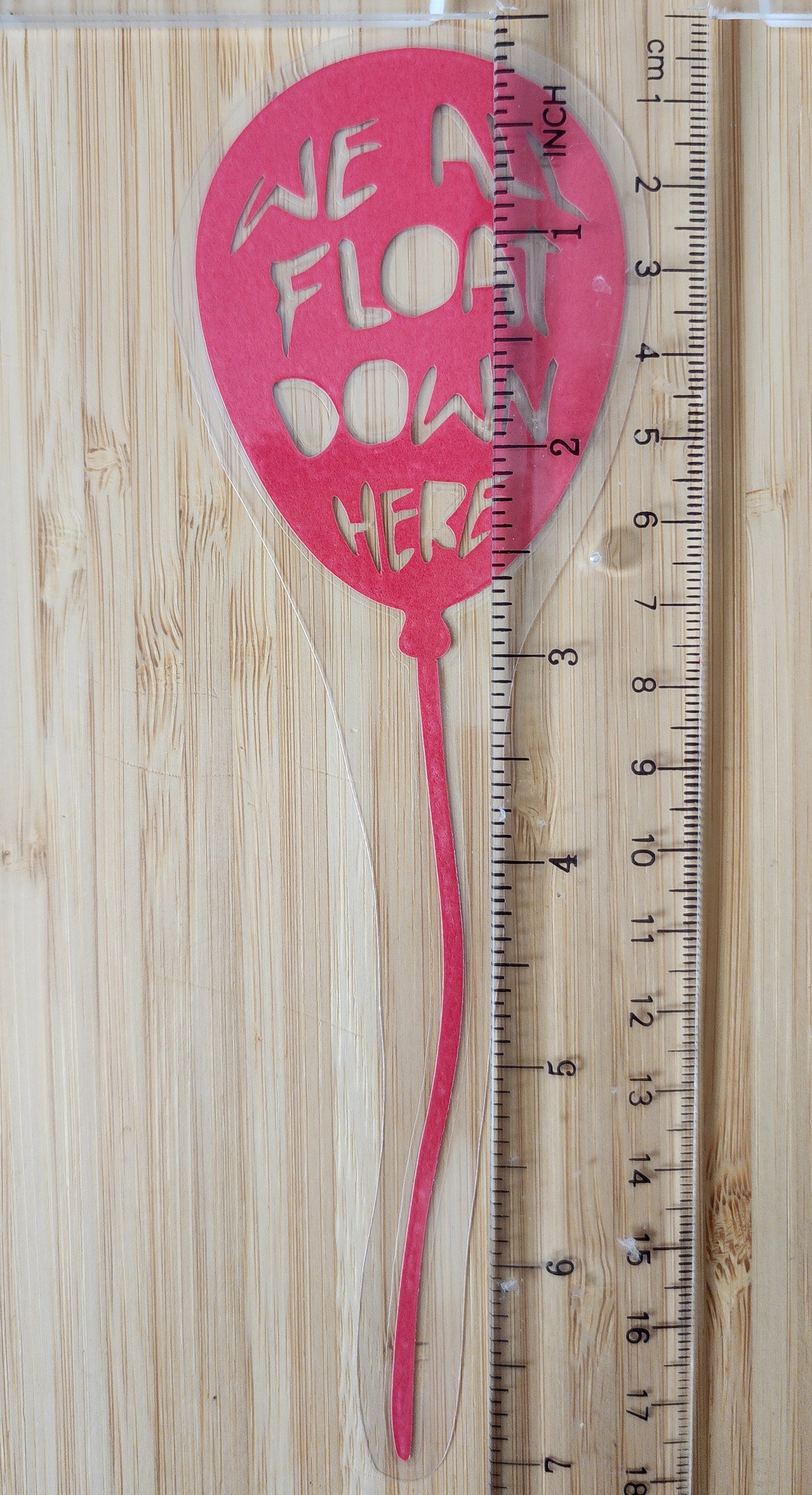 King's Red Balloon Bookmark