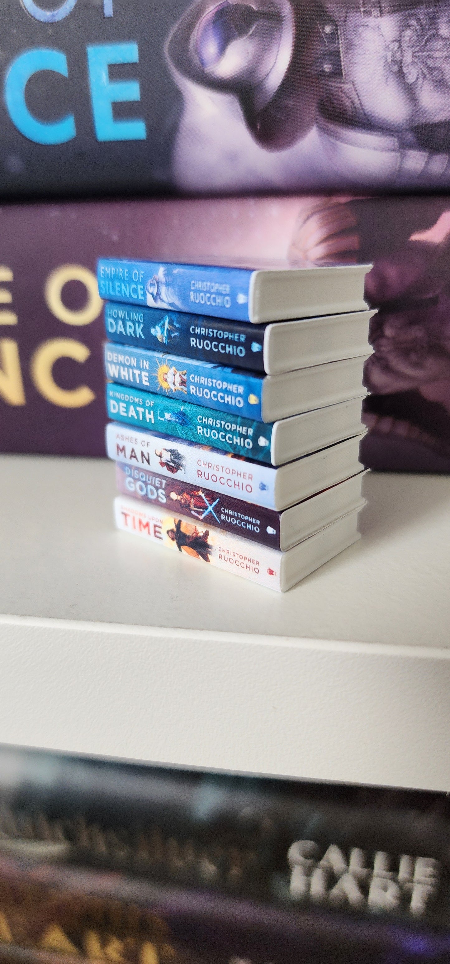 3D Printed PLA Miniature Space Opera Book Set