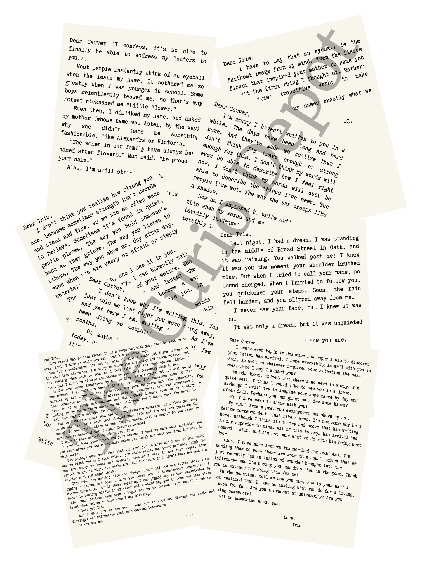 DIGITAL The Letters Print