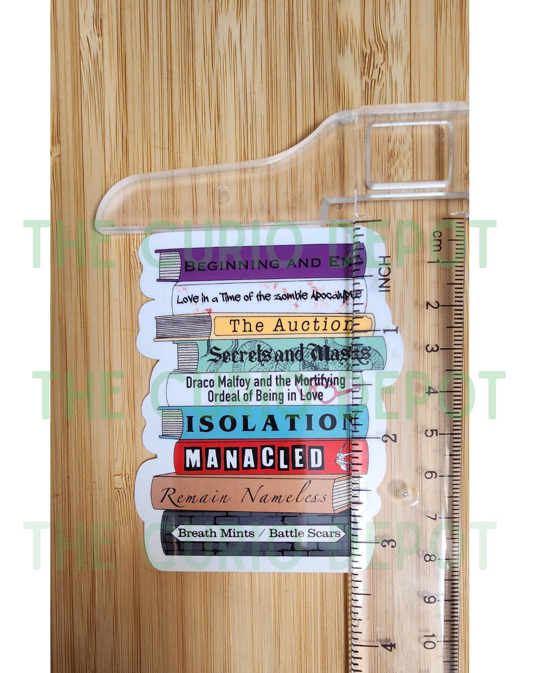 Dramione Book Stack Sticker