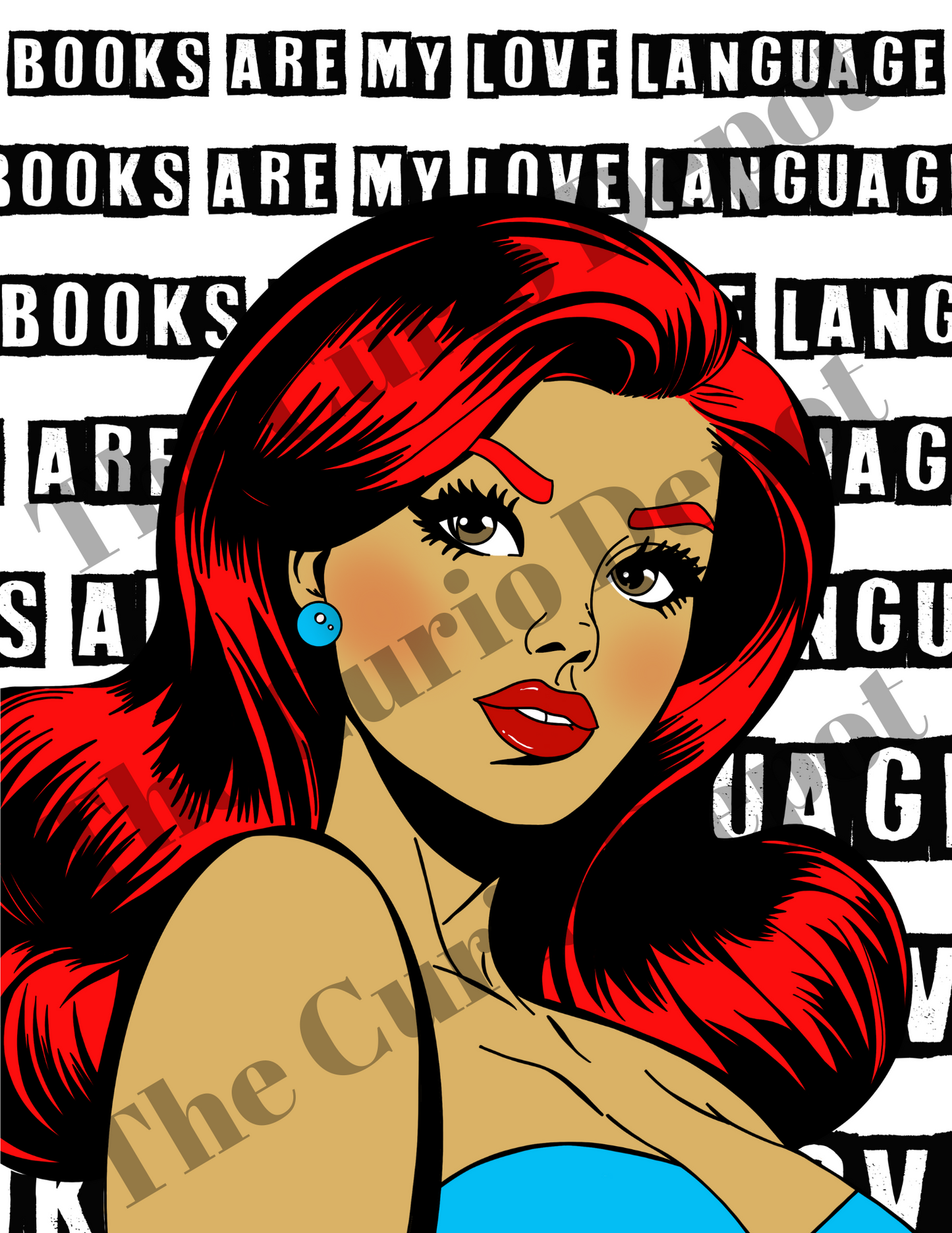 DIGITAL Books are my Love Language Print