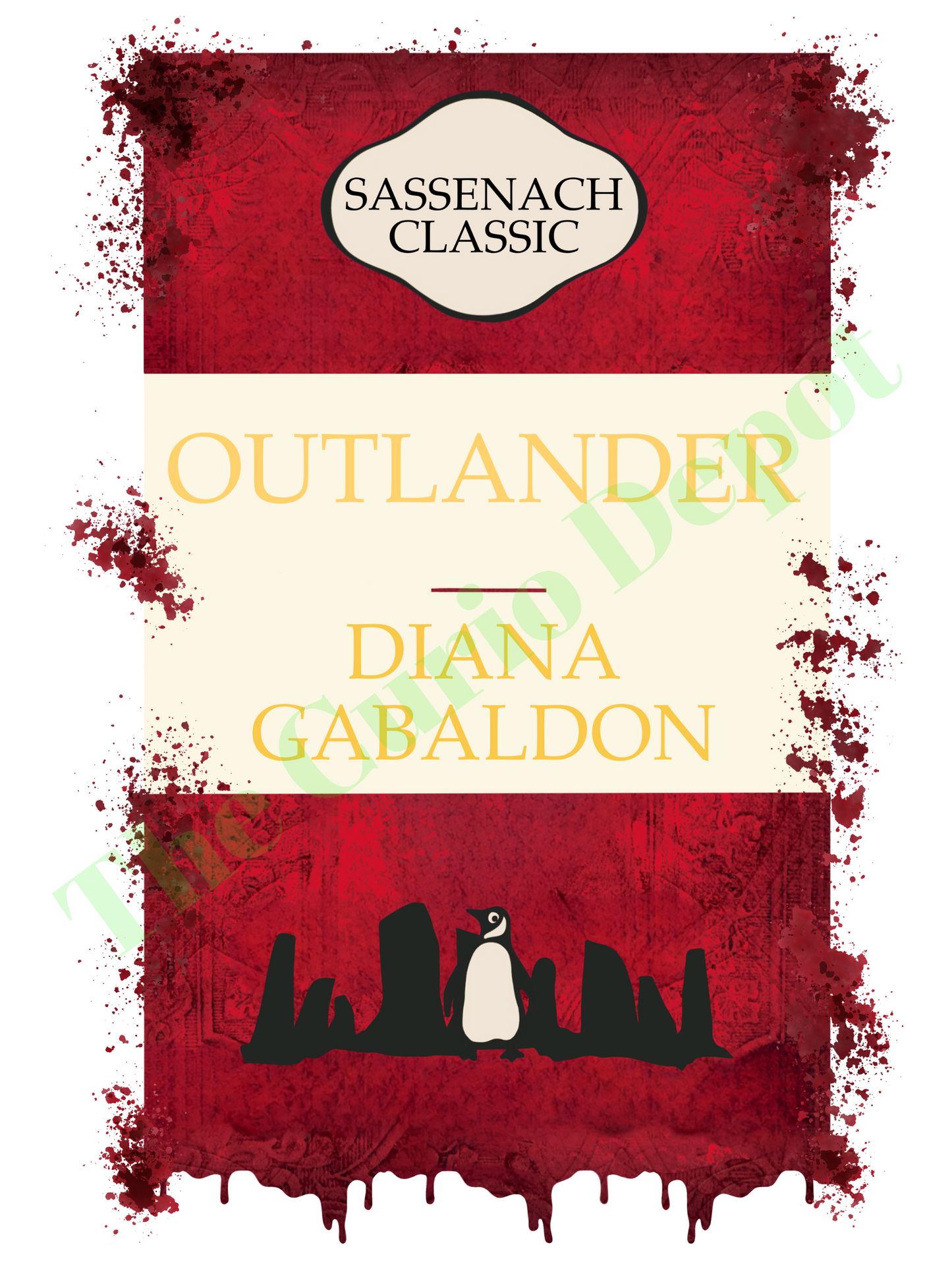 DIGITAL Download Outlander Sassenach Penguin Classic Print