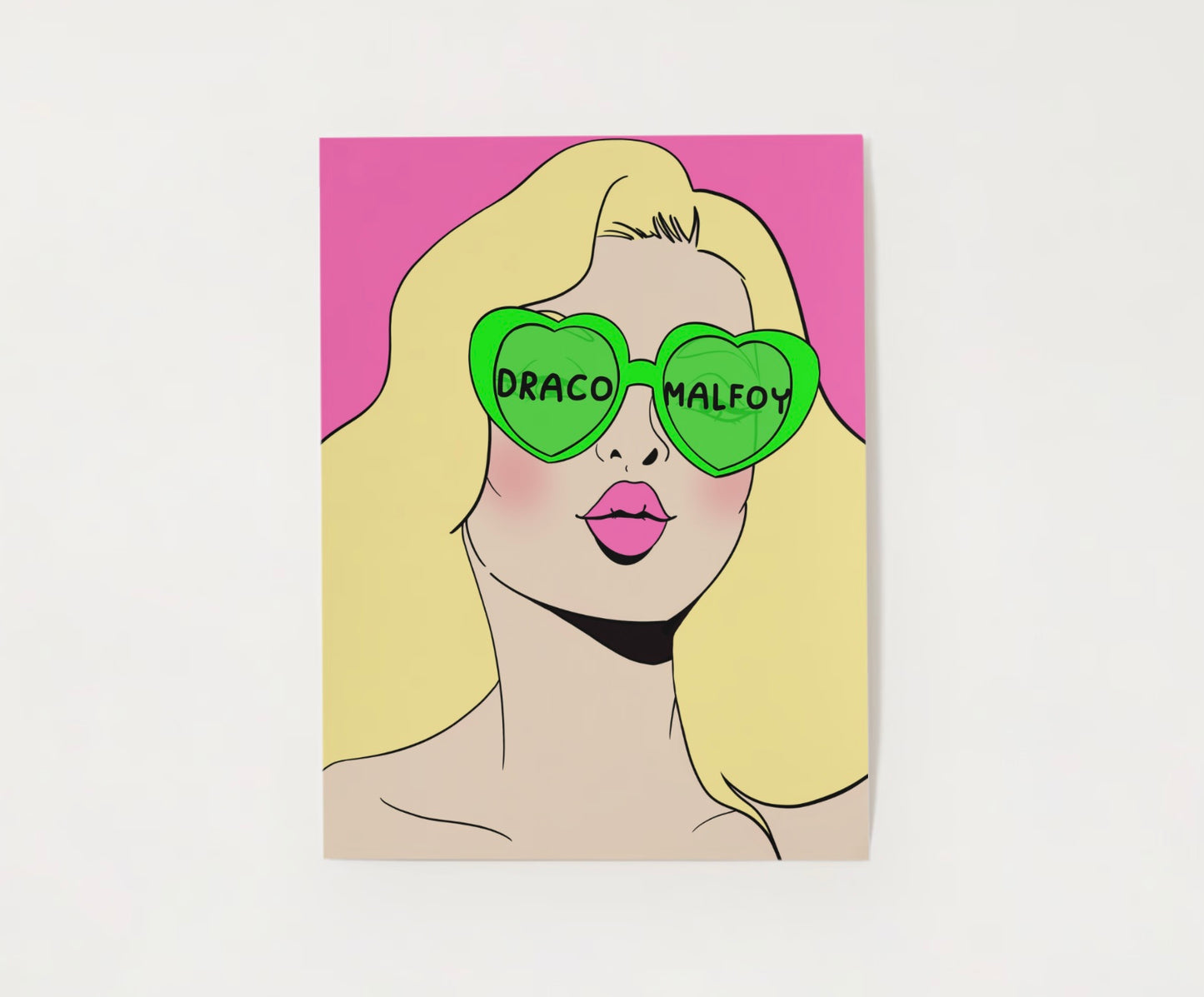 DIGITAL Draco's Blonde Girl Print