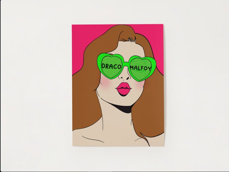 DIGITAL Draco's Brunette Girl Print