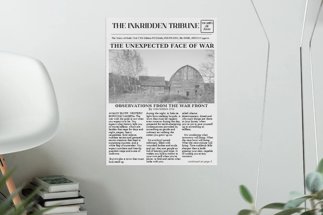 Digital Inkridden Newsprint Print