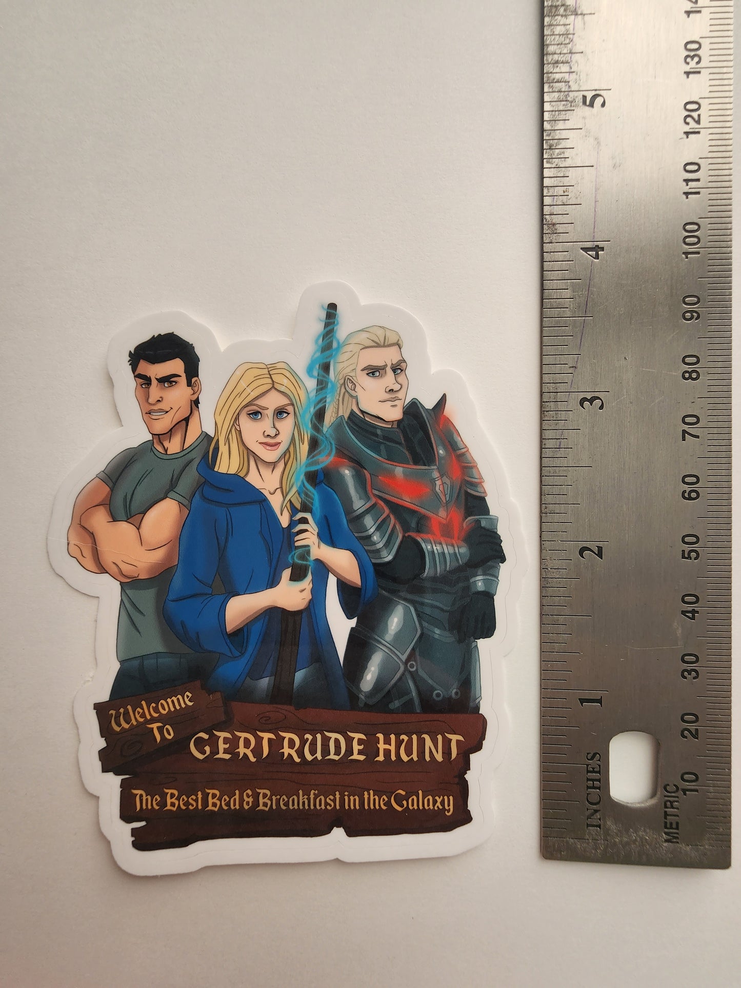 Gertrude Hunt Sticker