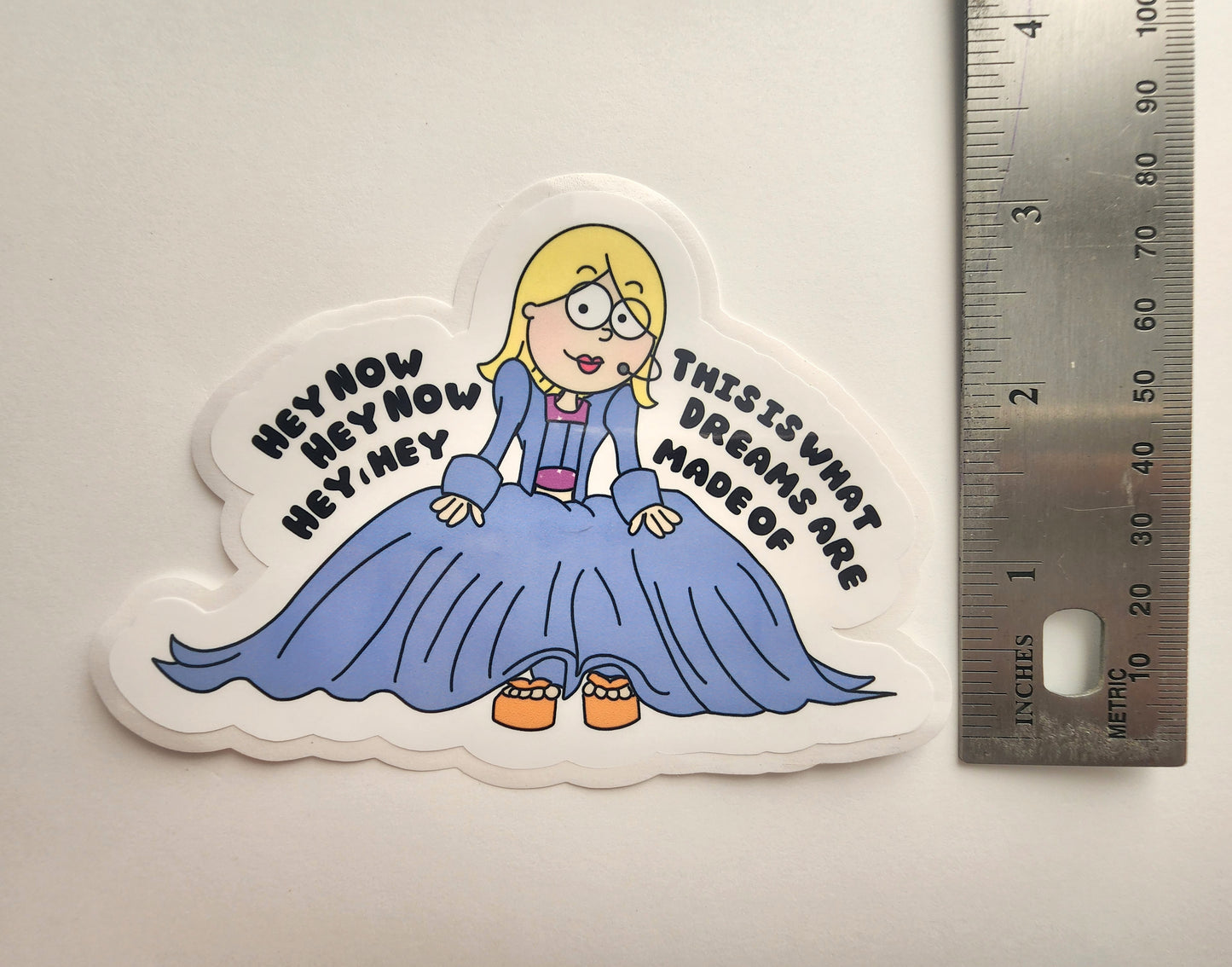 Blue Lizzie Sticker