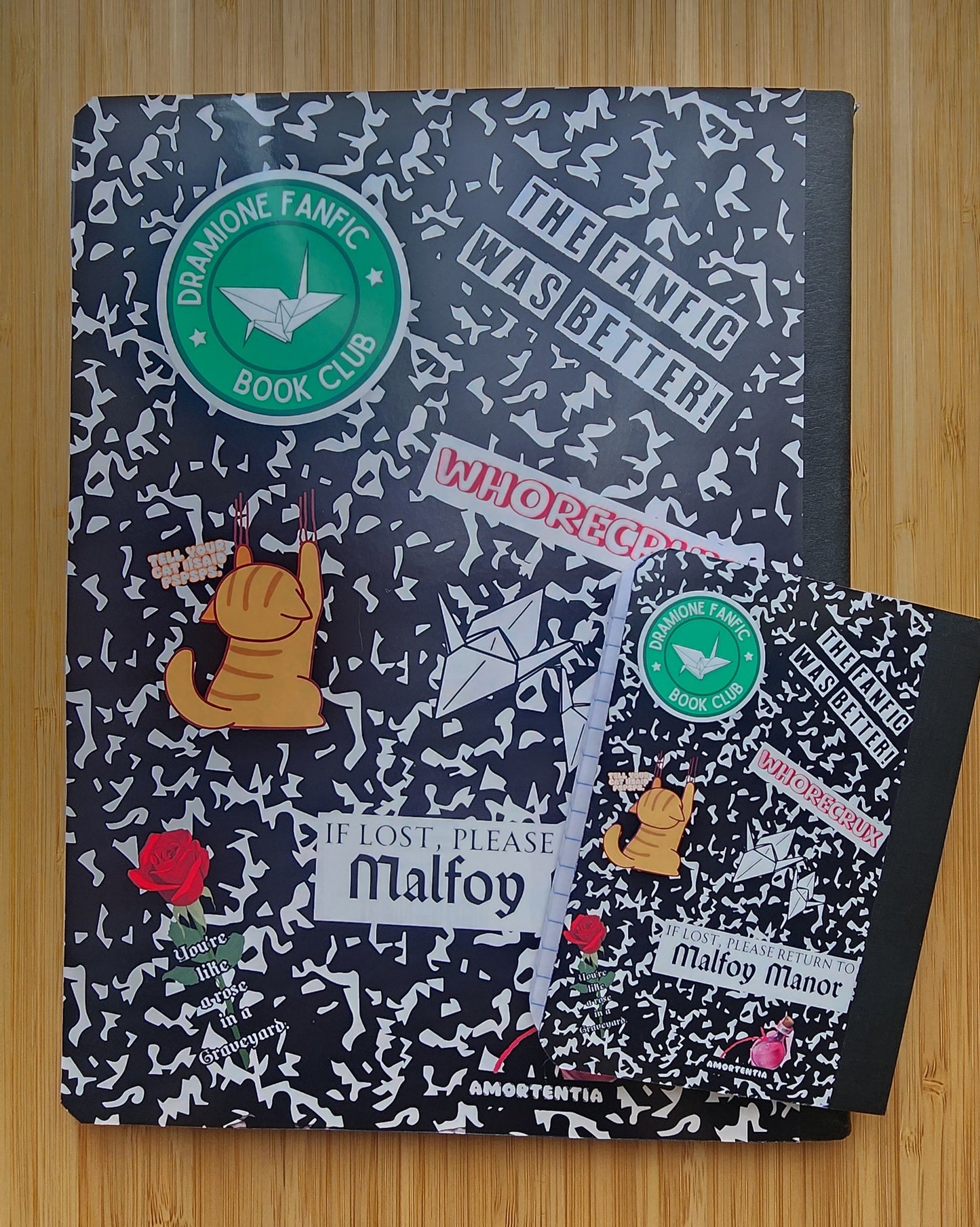 Dramione Book Club Inspired Composition Notebook