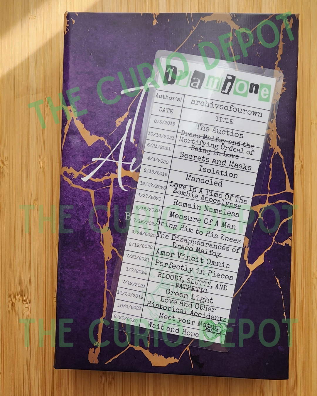 Dramione Library Card