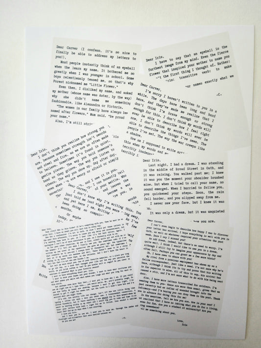 The Letters Art Print