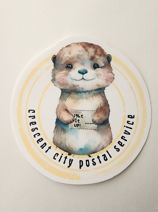 Otter Post Sticker
