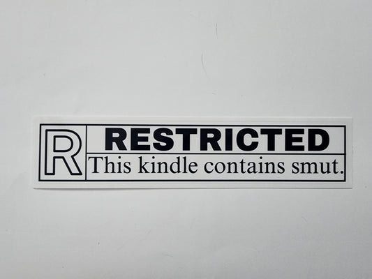 Rated R Sticker