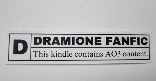 Rated D Sticker