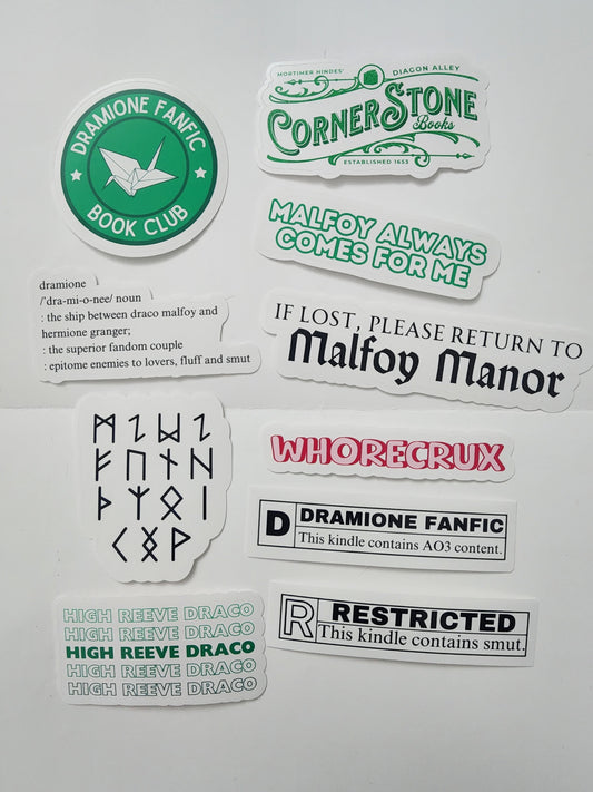 Dramione Kindle Mini Sticker Pack