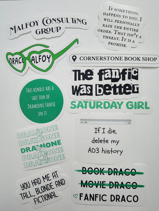 Dramione Kindle Mini Sticker Pack V2