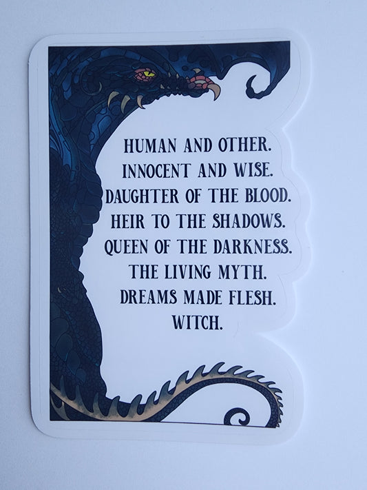 The Living Myth Sticker