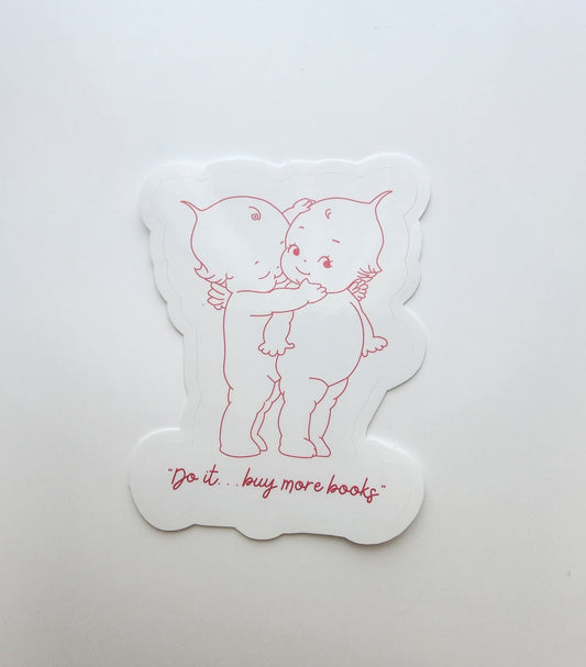 Do it...buy more books sticker