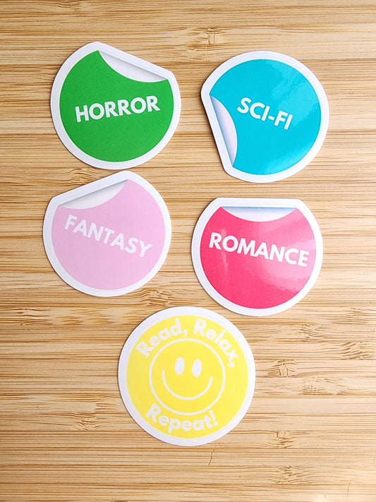 Bookish VHS Sticker Pack