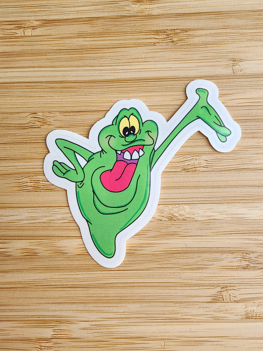 Green Ghost Sticker