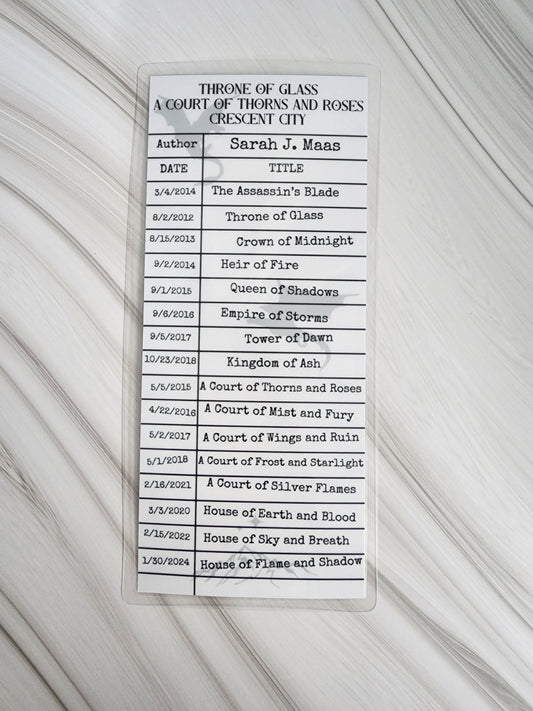 Maas World Books Library Card Inspired Bookmark