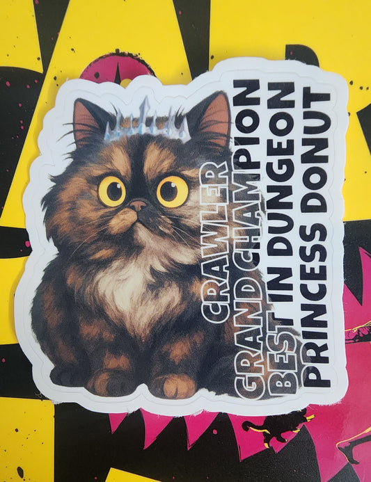 Grand Champion Cat Sticker