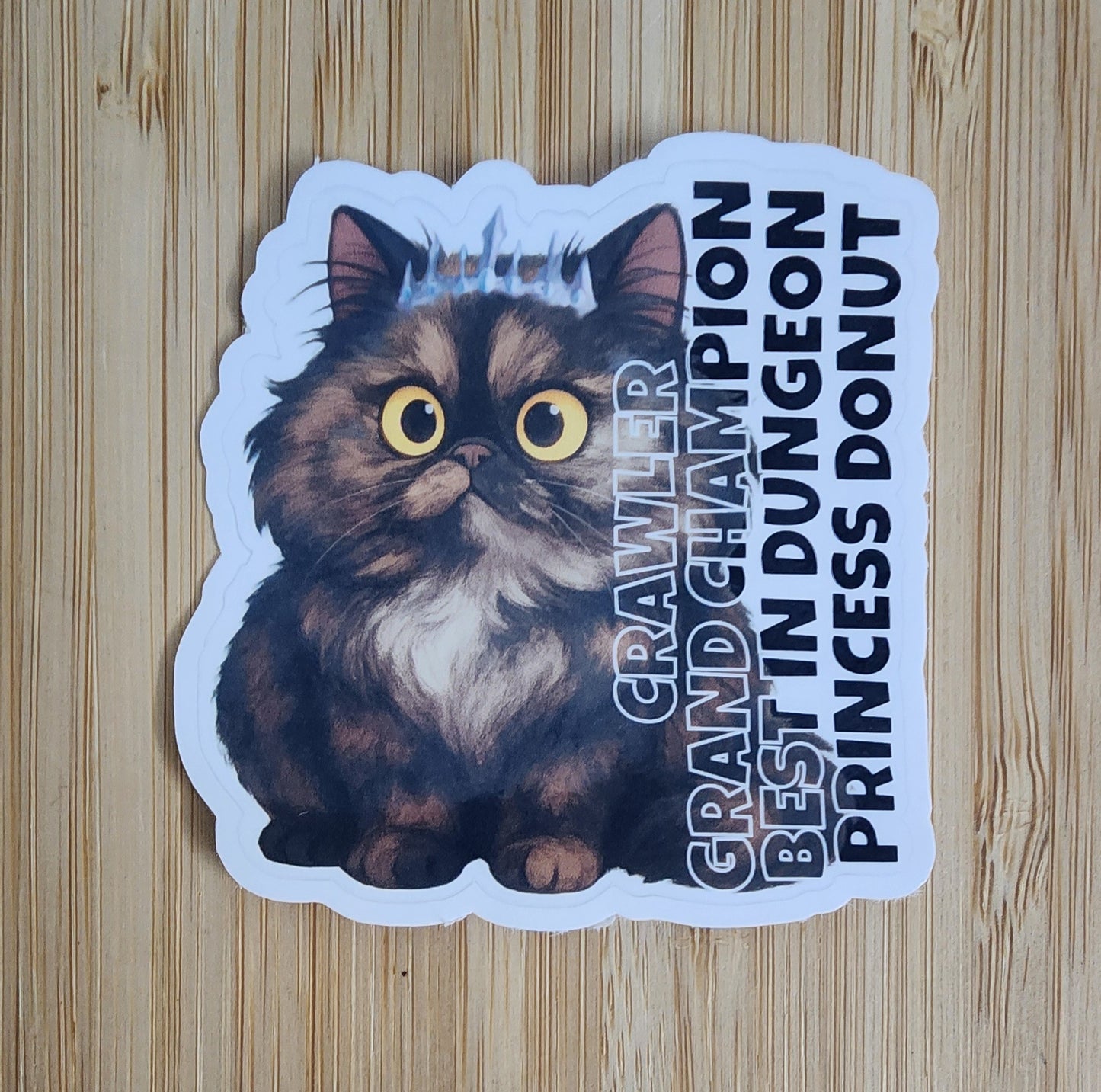 Grand Champion Cat Sticker