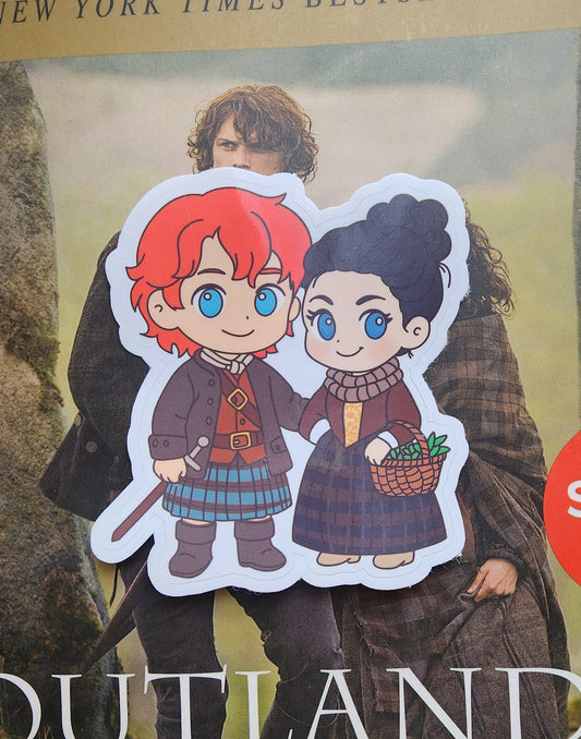 Chibi Frasers Sticker